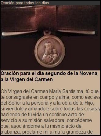 Novena Virgen del Carmen截图3