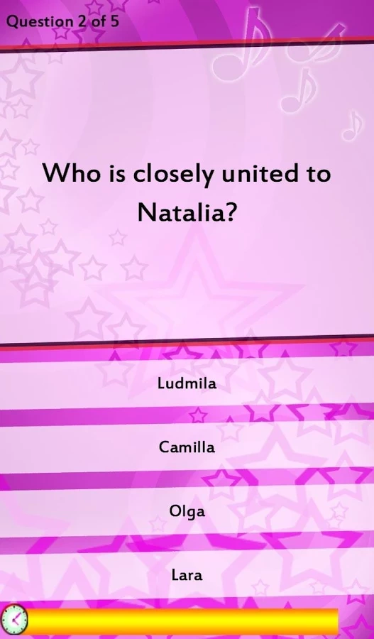 Violetta best quiz online free截图2