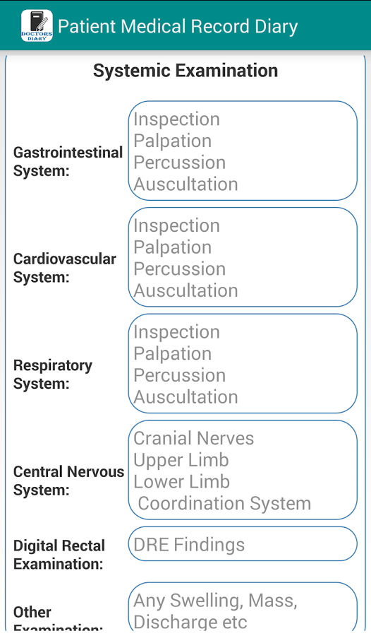 Patient Record Diary Free截图6