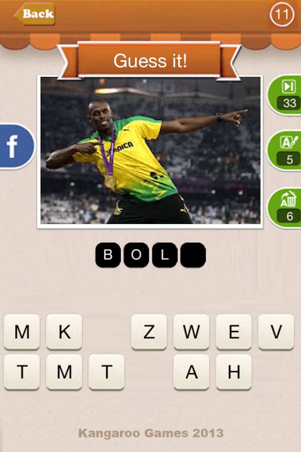 4 Pics 1 Player ! Sport Quiz截图3