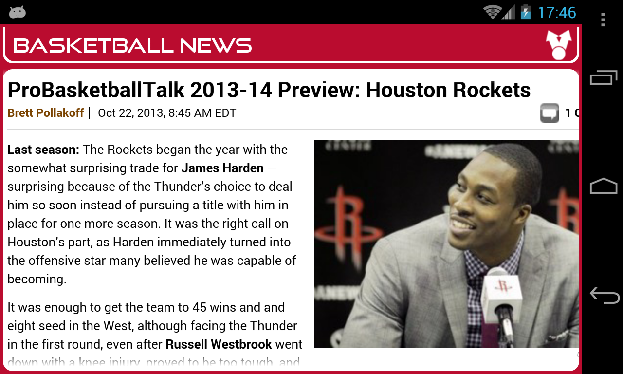 Houston Basketball News截图6