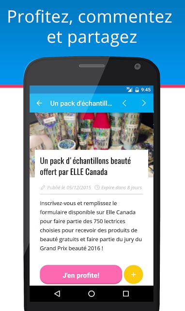 &Eacute;chantillons et rabais Qu&eacute;bec截图9