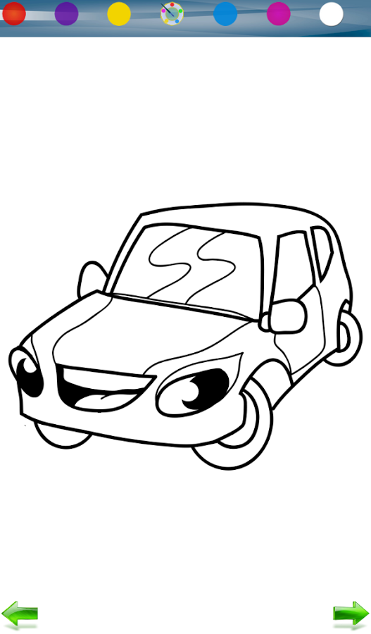 Race Car Coloring Game截图7