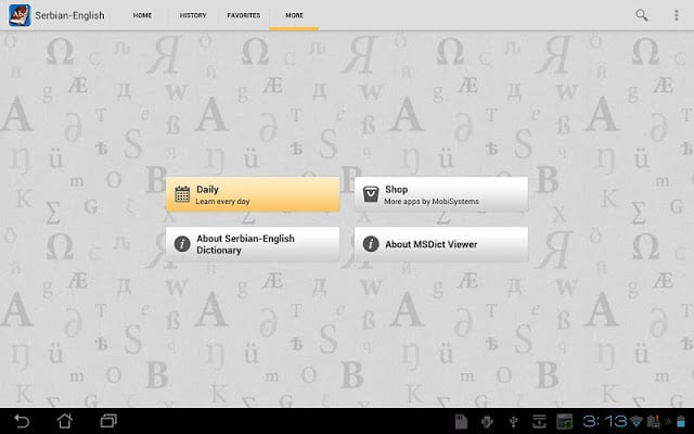 Serbian&lt;&gt;English Dictionary截图3
