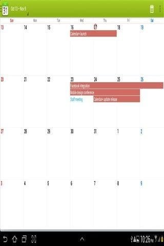 简单的 日历截图5