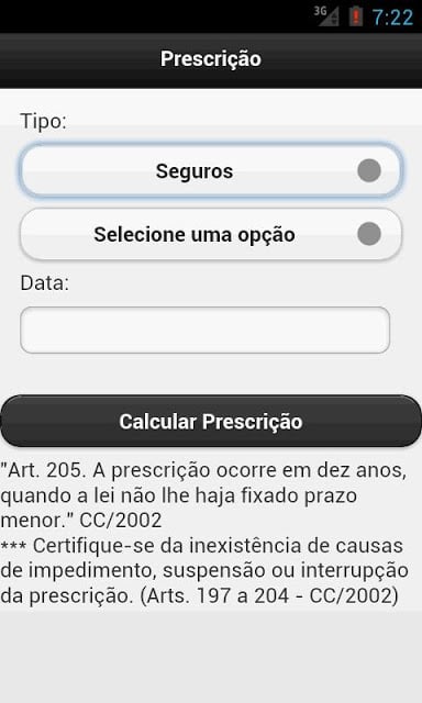 Prescri&ccedil;&atilde;o Direito截图2