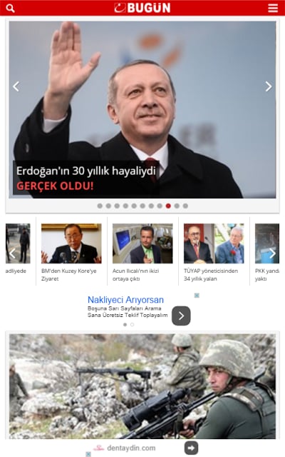 Bug&uuml;n Gazetesi截图3