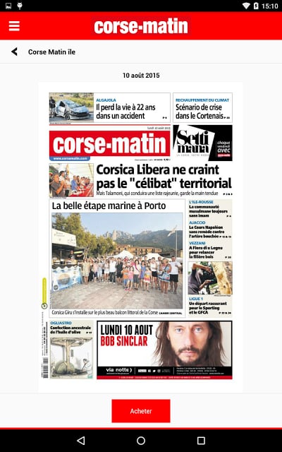 Corse-Matin Num&eacute;rique截图4