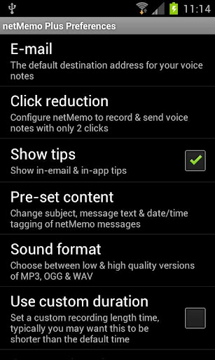 Netmemo Plus Voice Recorder截图3