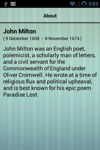 John Milton Poems截图6