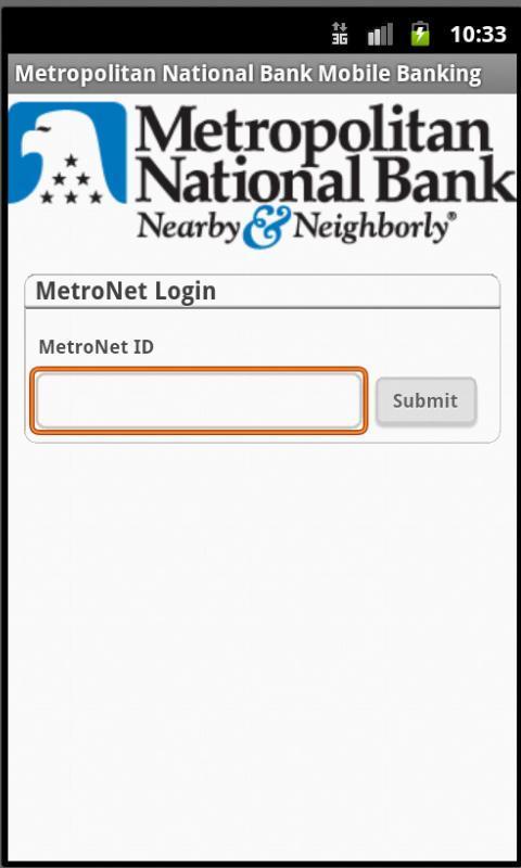 Metropolitan National Bank Mobile Banking截图1