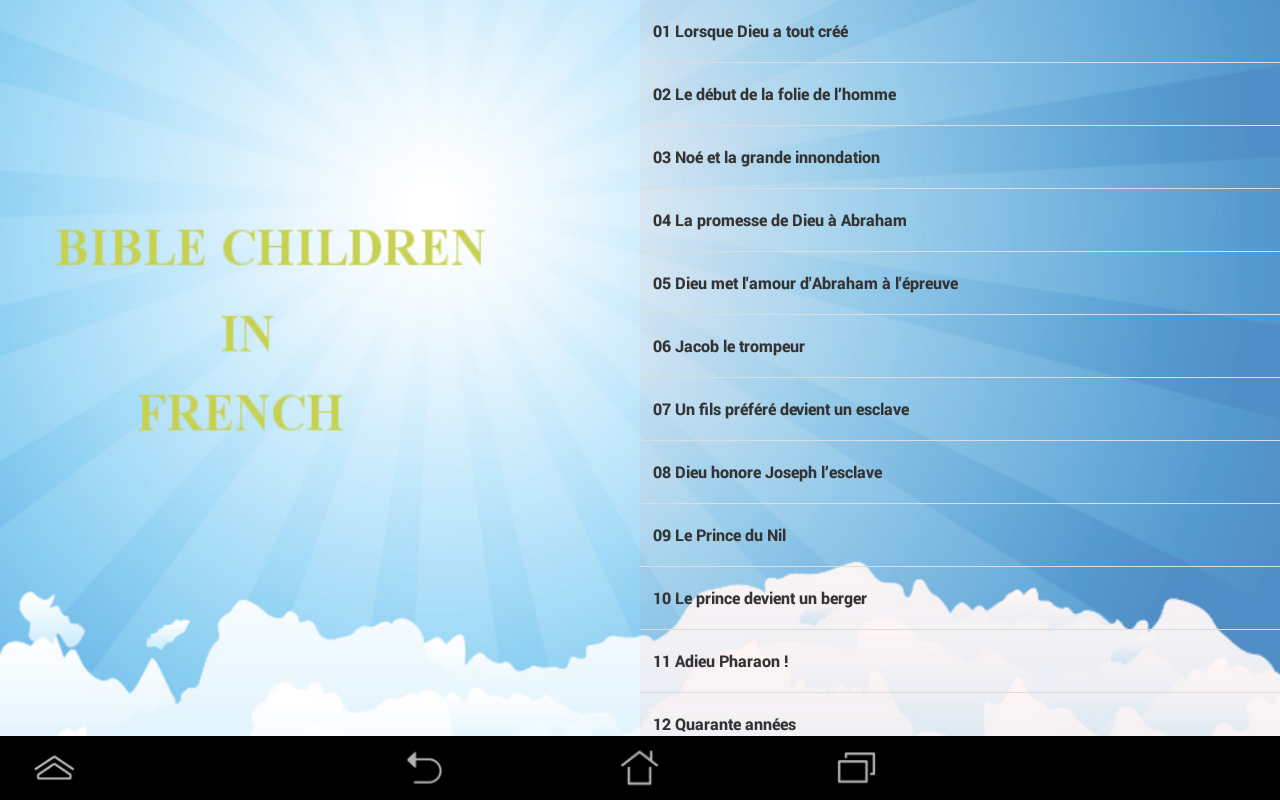 Children Bible In French截图2