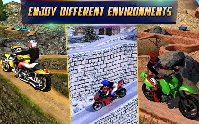 Crazy Offroad Hill Biker 3D截图1