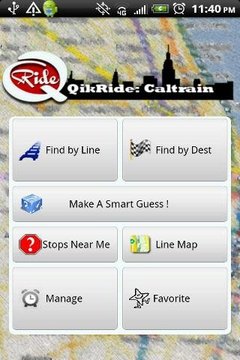 QikRide: Caltrain CA截图
