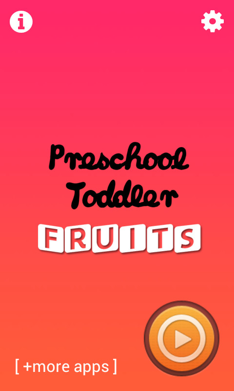 Preschool Toddler Fruits截图1