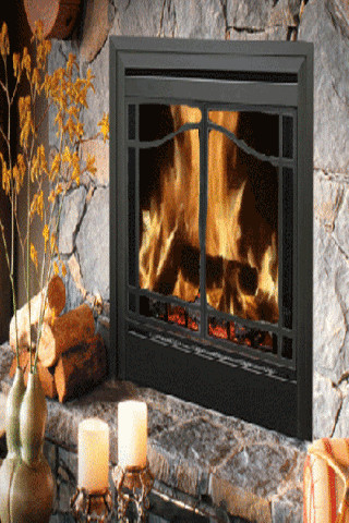 Romantic Fireplace LWP截图2