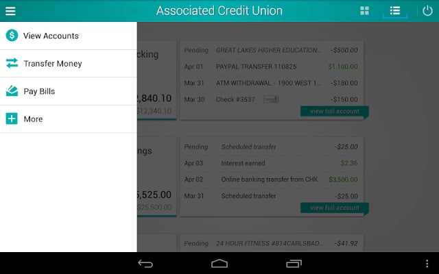 Associated Credit Union Mobile截图8