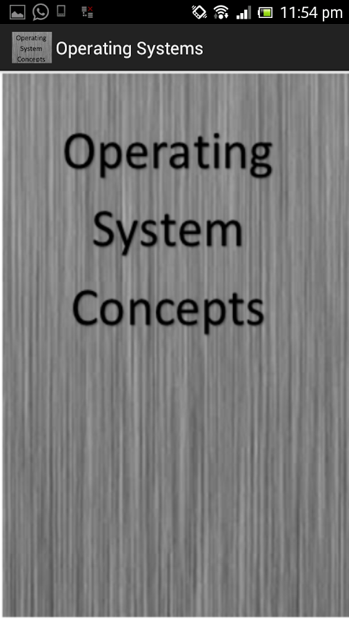 Operating Systems Concepts截图4