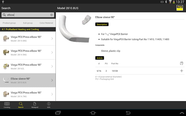Viega LLC Catalog App截图8