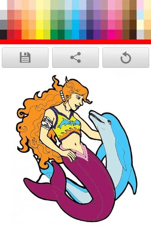 Beauty Mermaid Coloring ...截图8