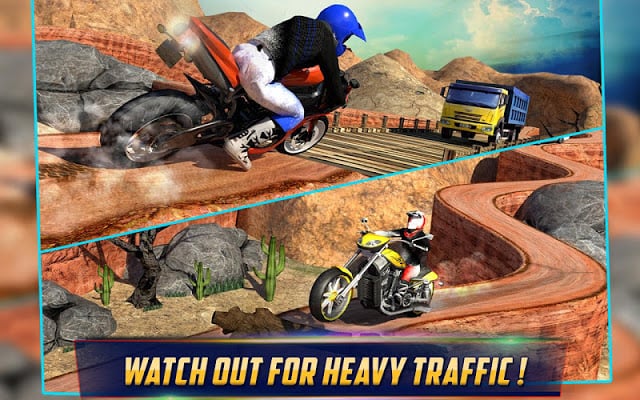 Crazy Offroad Hill Biker 3D截图10