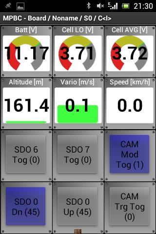 RC control, telemetry &amp; camera截图5