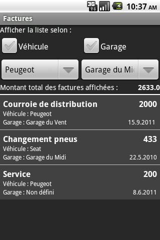 Vehicles Manager截图1