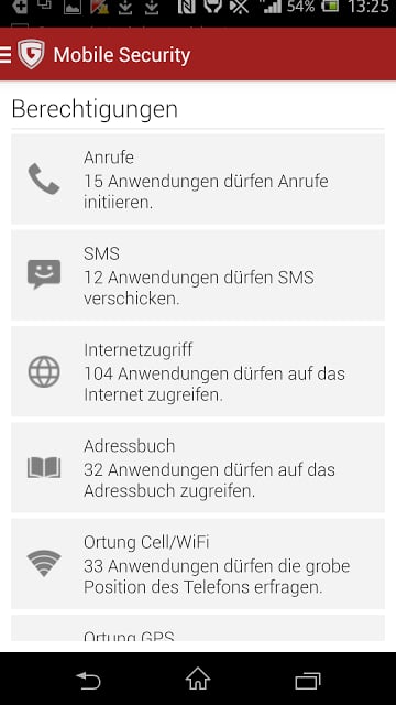 G Data – Mobile Security截图4