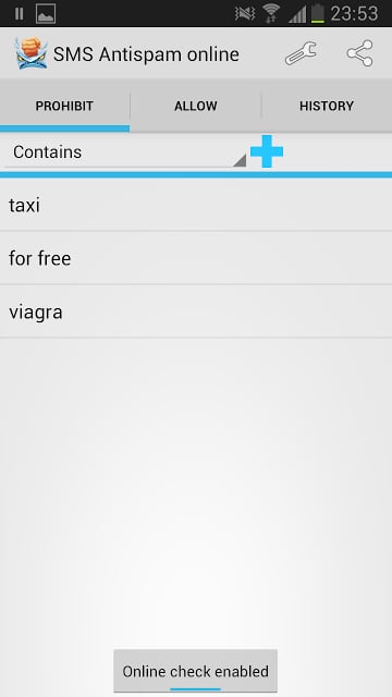 SMS Antispam online截图2