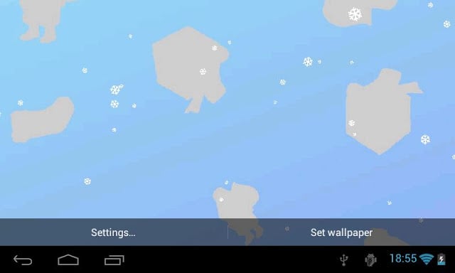 Snowfall 3D Live Wallpaper截图3