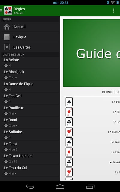 Guide de Jeux de Cartes截图4