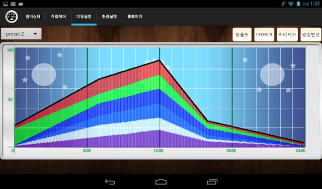 ReefLED조명제어截图5