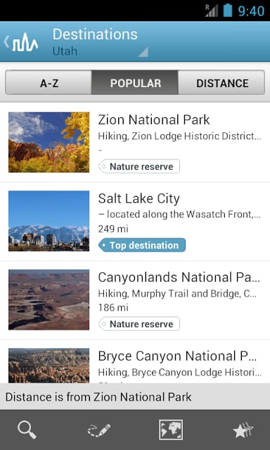 Utah Travel Guide by Triposo截图7