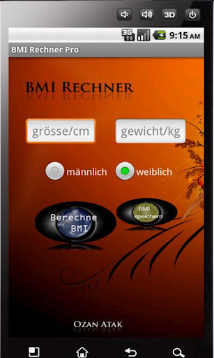 BMI Rechner Trial截图3