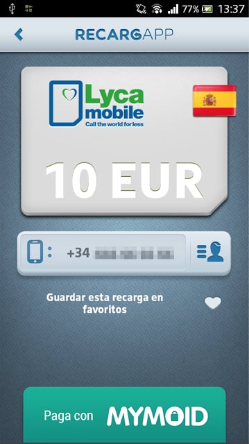 Recargapp (Recargas a m&oacute;viles)截图4