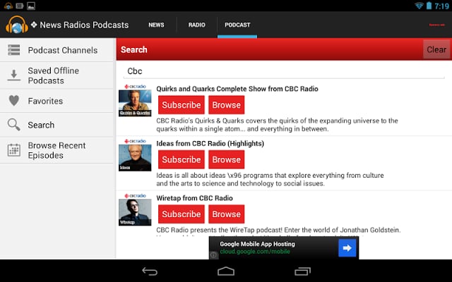 News Radios Podcasts截图1