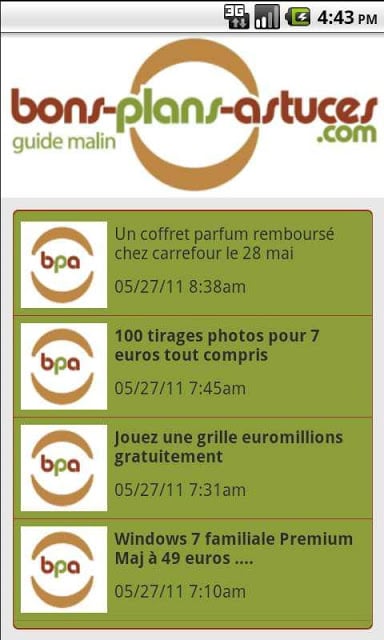 Bons Plans Astuces截图1