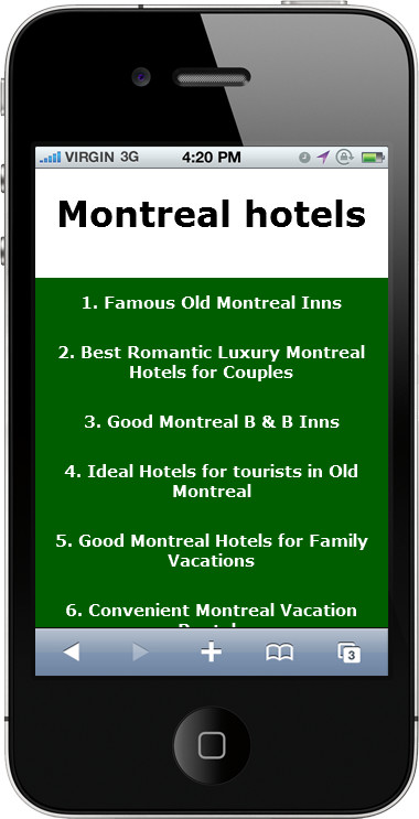 Montreal hotels截图2