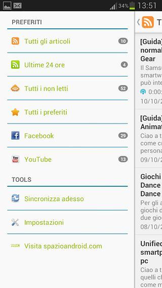 Spazio Android - App uff...截图3