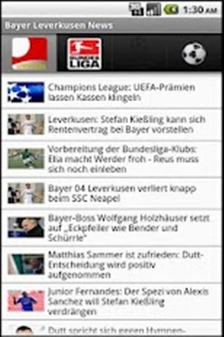 Bayer Leverkusen News截图1