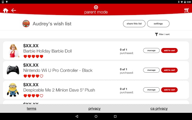 Target Kids' Wish List截图2