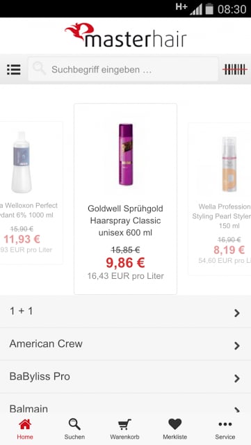 masterhair.de Shop截图11