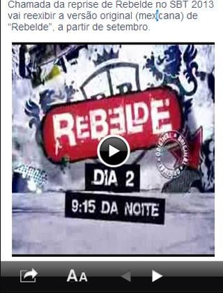 Rebelde - Novela SBT截图1