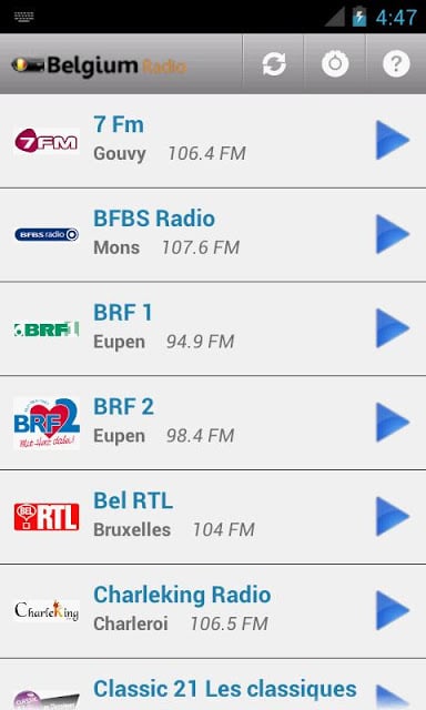 Belgium Radio截图4