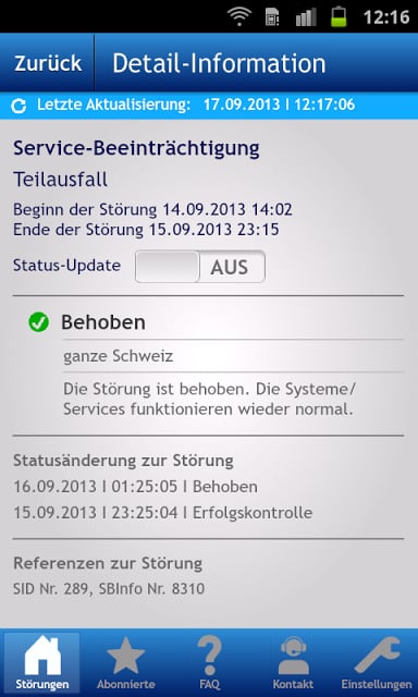 Swisscom Service Inspector截图1