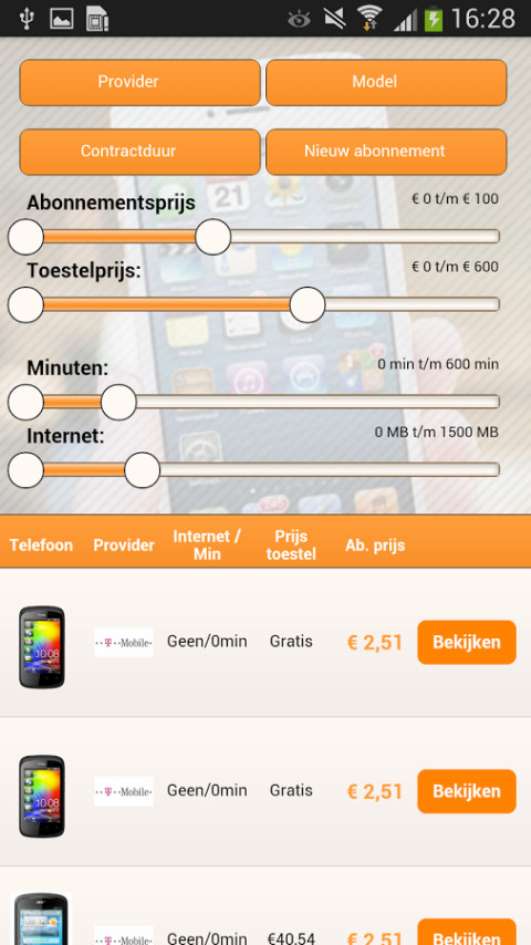 Telefoon Abonnement Vergelijken截图2