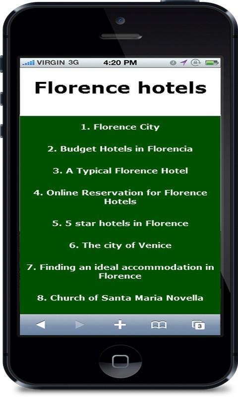 Florence hotels截图1