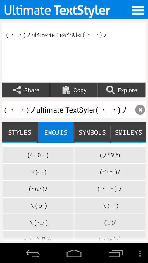 Text Styles, Emojis & Symbols截图3