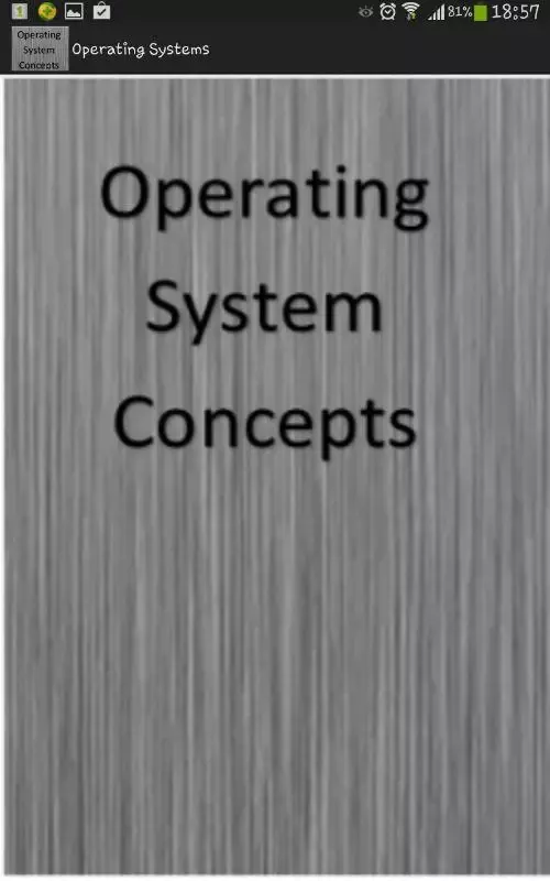 Operating Systems Concepts截图1