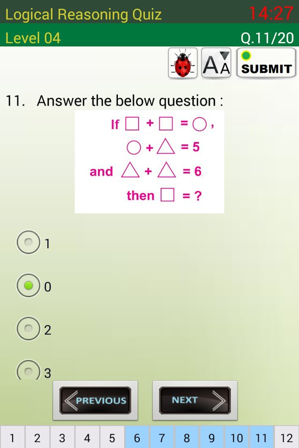 Logical IQ Quiz截图2